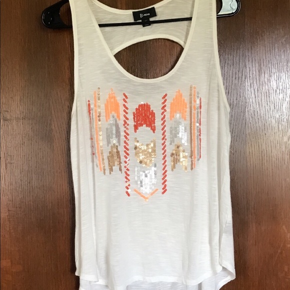 B•Wear Boho Tribal Arrow Tank Size Medium New - Picture 4 of 4